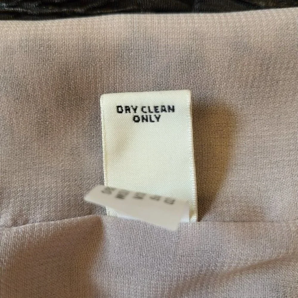 Banana Republic 100% Silk Gray Snakeskin Print Cocktail Dress, Size 4, NWT - Picture 12 of 12